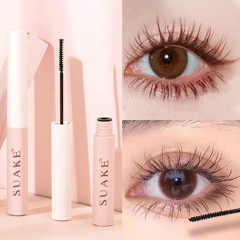 [Hàng mới về] Mascara SUAKE sợi lụa 4D làm cong và dày mi tự nhiên trang điểm chống nước lâu phai