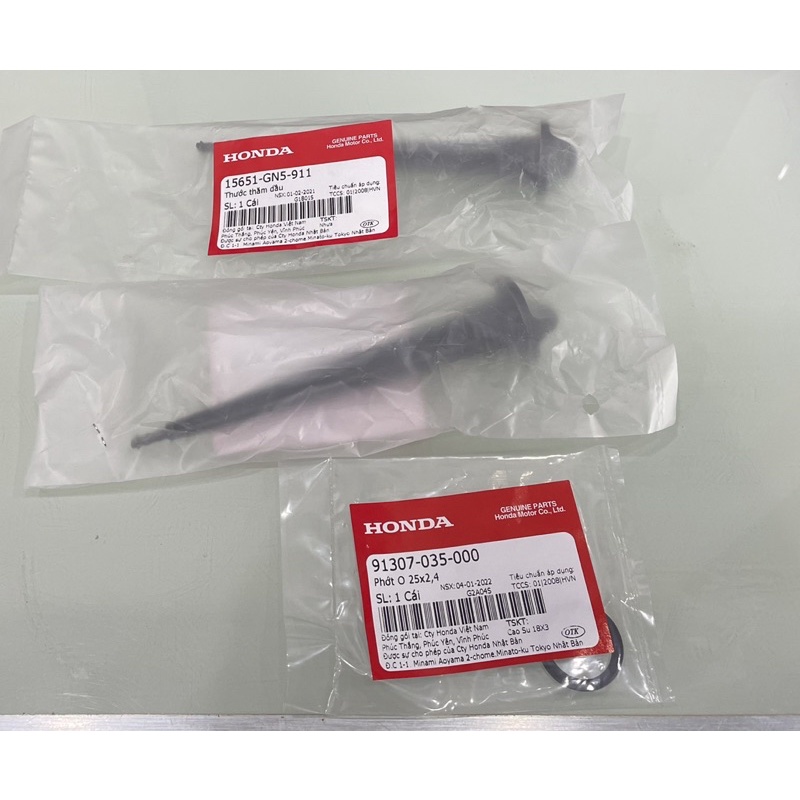 Ti thăm nhớt hãng dành cho xe Wawe đời đầu,Dream Mã 15651-GN5-911