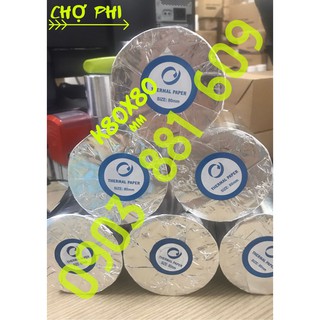 Giấy In Bill Nhiệt K80x80 ( Thùng 10 cuộn )