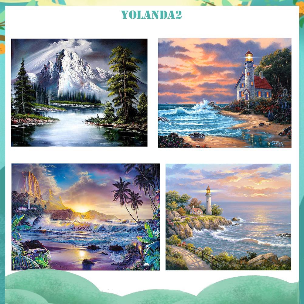 Bộ Tranh Thêu Chữ Thập Tự Làm 11ct 50x40cm