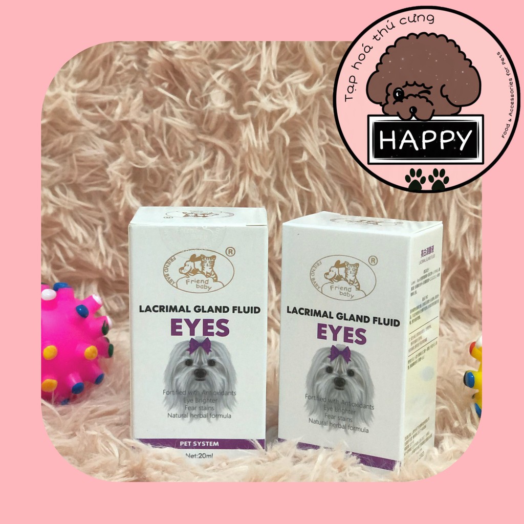 Siro uống trị chảy nước mắt / Siro uống giảm tiết lệ ở chó mèo - LACRIMAL GLAND FLUID EYES [Ảnh thật] [Có sẵn]