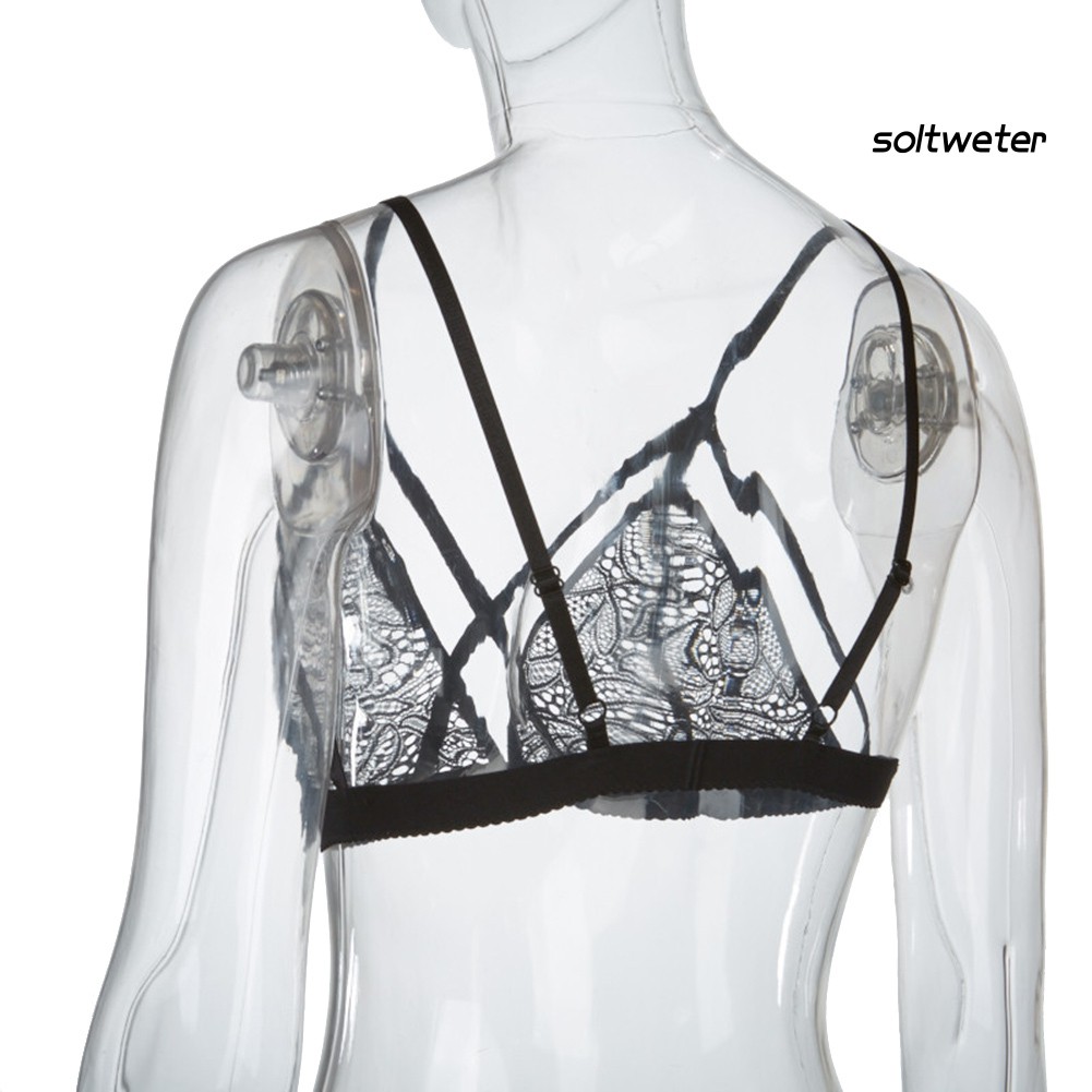 Áo Lót Ren Đan Dây Quyến Rũ Cho Nữ