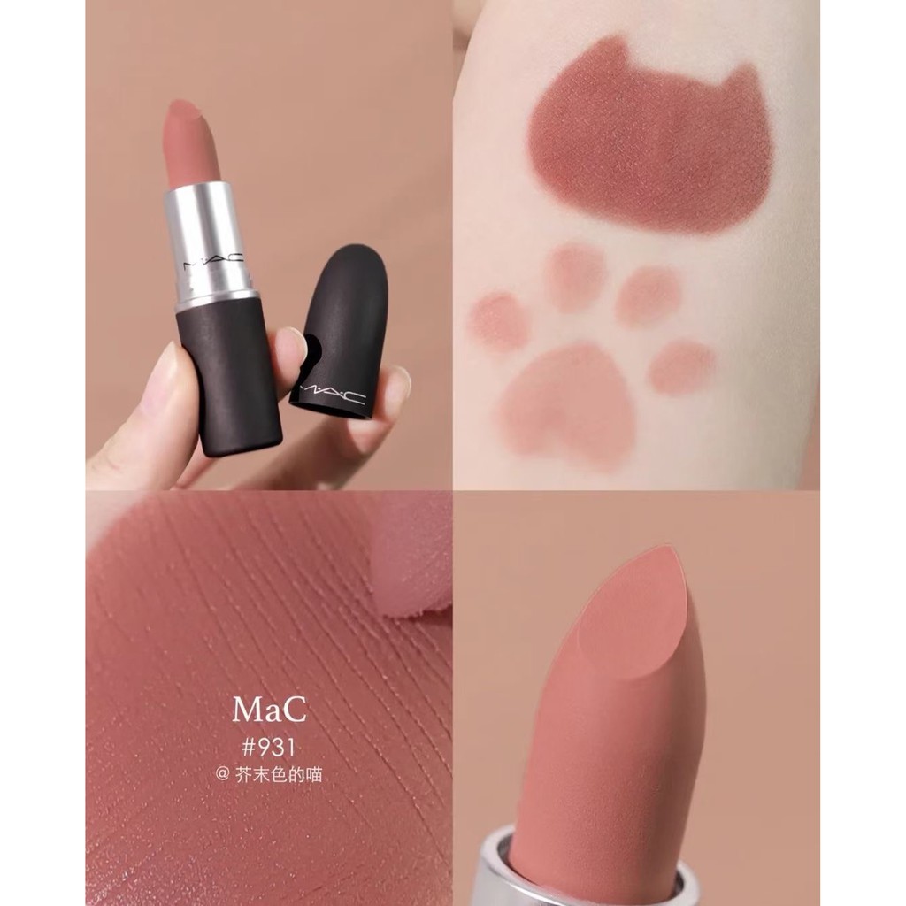 Son Mac Powder Kiss Lipstick, Bộ Sưu Tập Son Mac Phiên Bản mới nhiều màu đa dạng