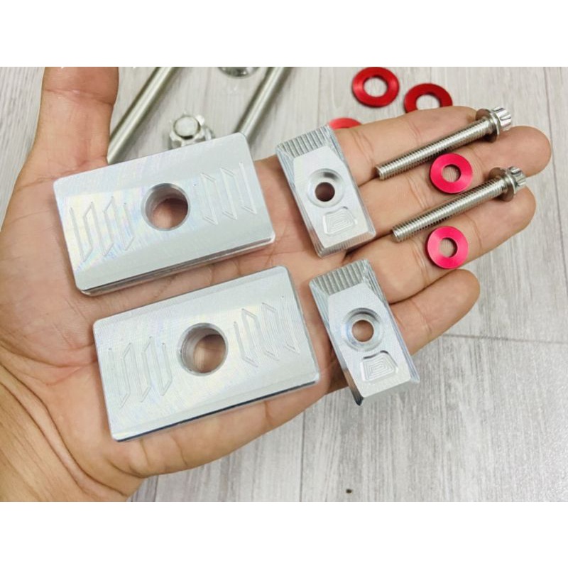 Full bộ Pas tăng sên âm kèm ốc và lông đền xài cho Future 125, Future led full nhôm Cnc