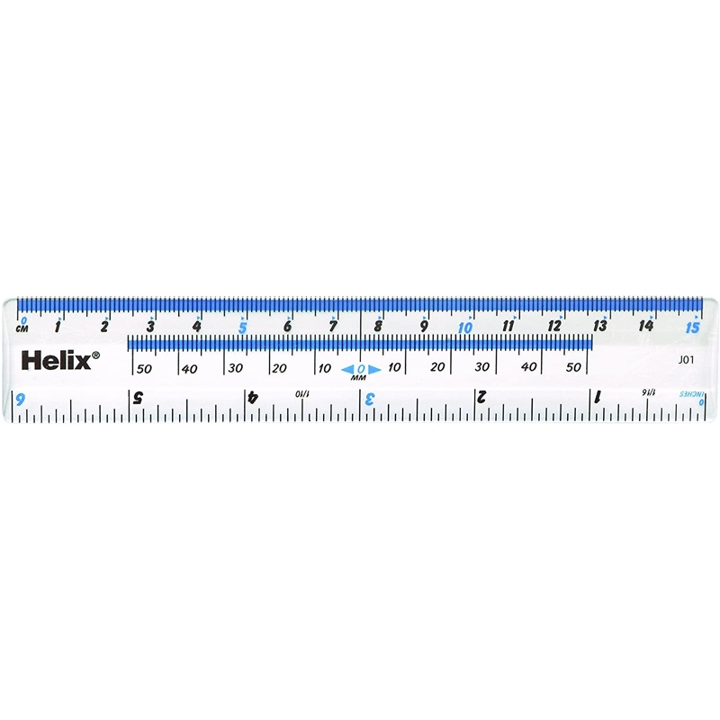 Thước 15cm Oxford Helix J01025