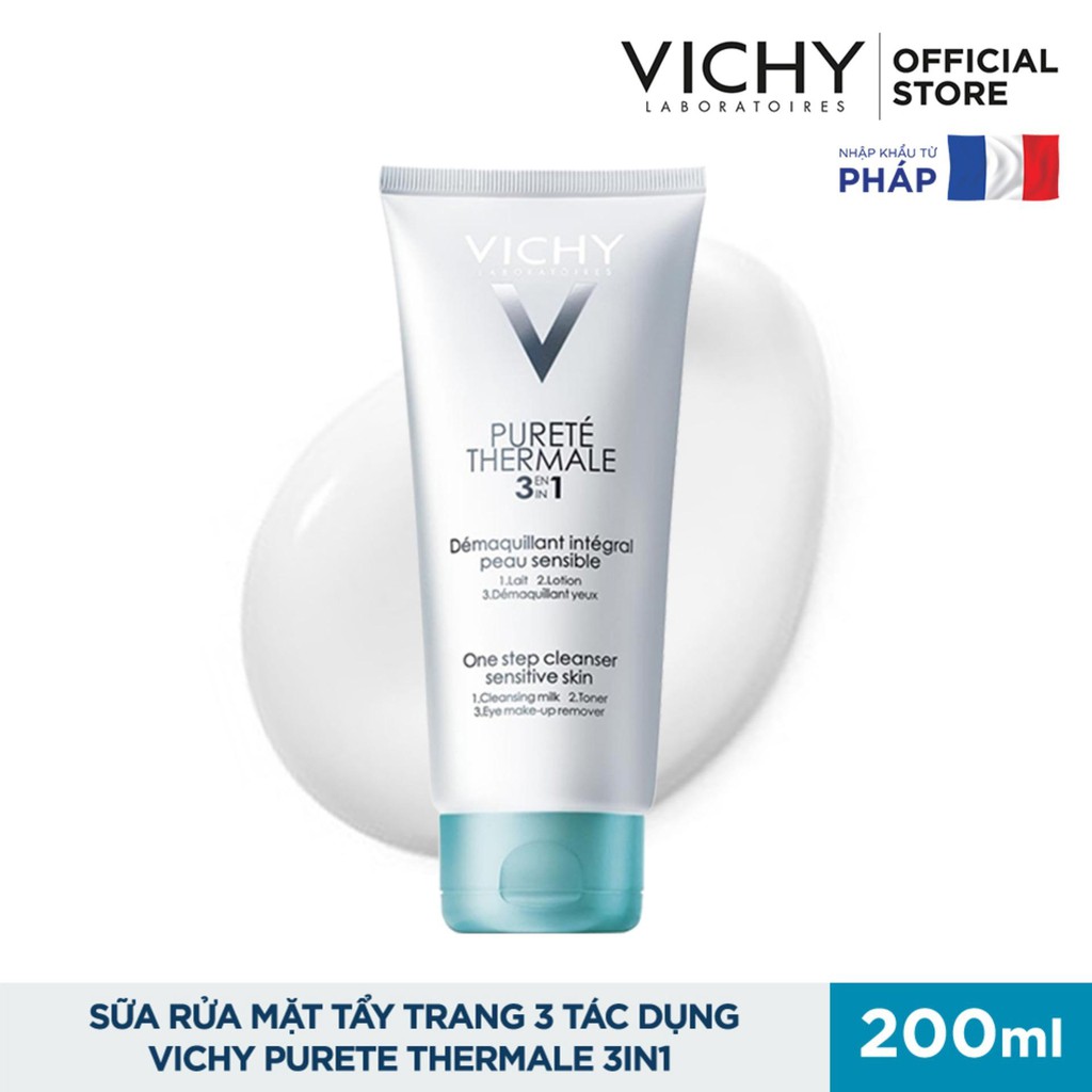 Sữa Rửa Mặt Purete Thermale One Step Cleanser 3 In 1 Vichy