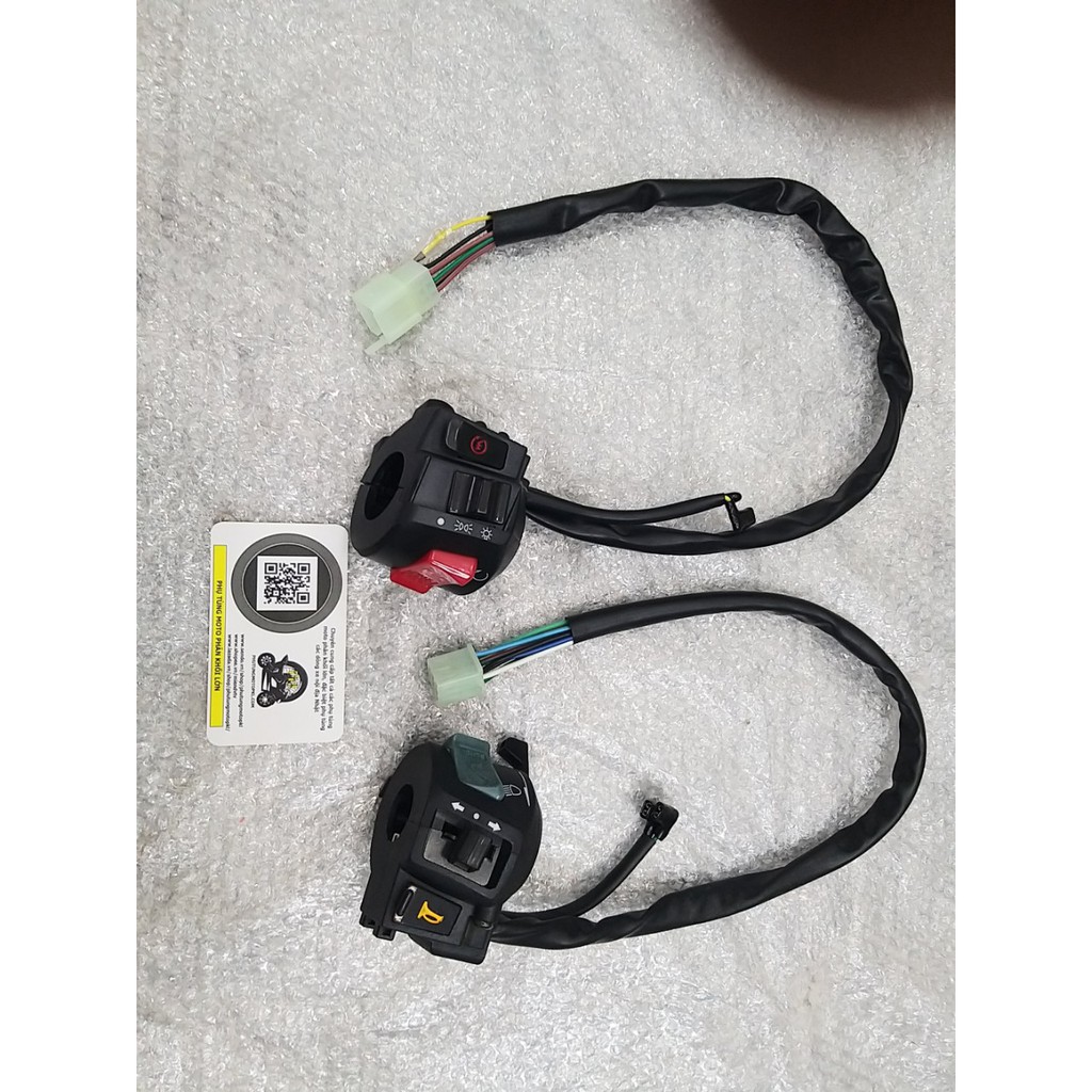Cùm 2 bên tay lái ghi đông Honda CB400 các đời, Hornet và các dòng xe tương ứng Loại 2 lổ