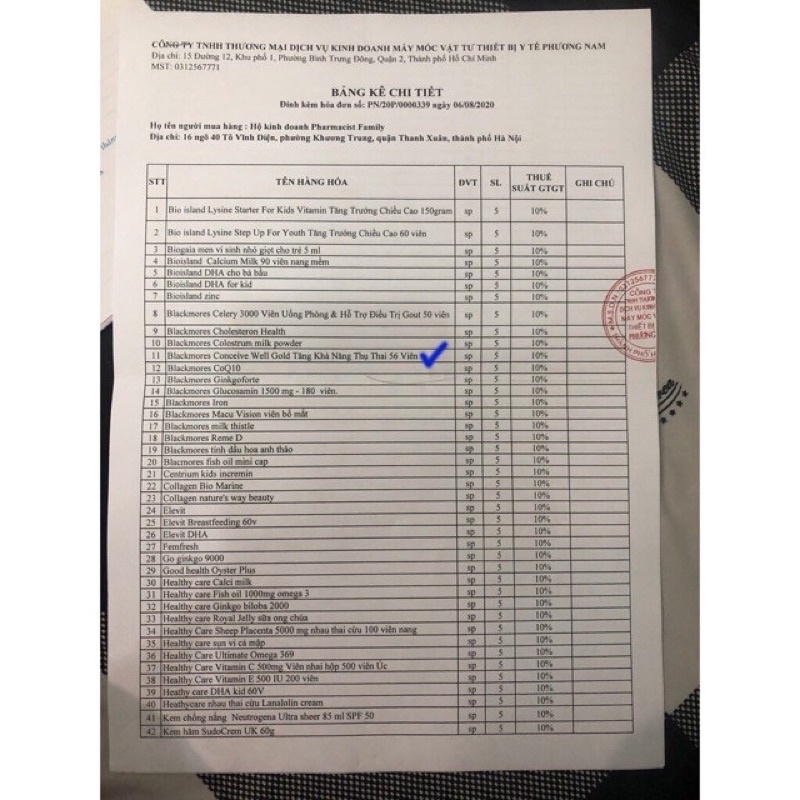 Viên uống tăng khả năng thụ thai Blackmores Conceive Well Gold của Úc