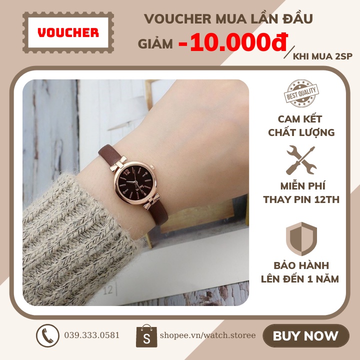 , đồng hồ nữ trẻ trung size nhỏ - watch.store