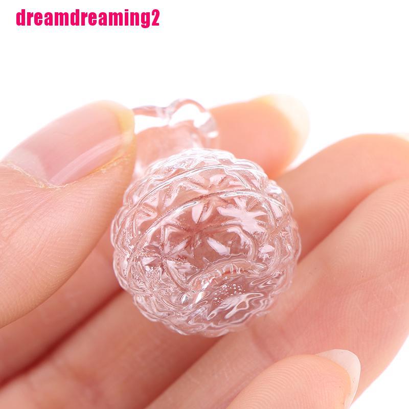 Bộ 2 Bình Hoa Thủy Tinh Trang Trí Nhà Búp Bê Xinh Xắn