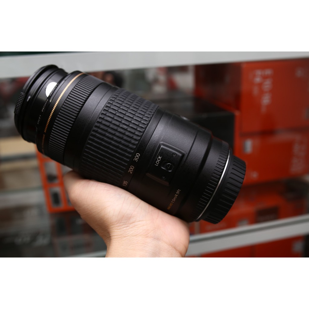 ỐNG KÍNH CANON EF 70-300mm F4-5.6 IS USM - TELE CHÂN DUNG , BẮN TỈA Ở XA .