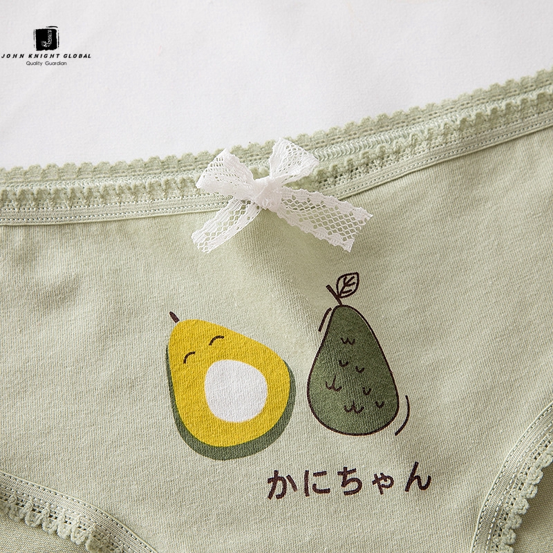 JKG Quần Lót Cotton In Hình Quả Bơ Dễ Thương Cho Nữ | BigBuy360 - bigbuy360.vn