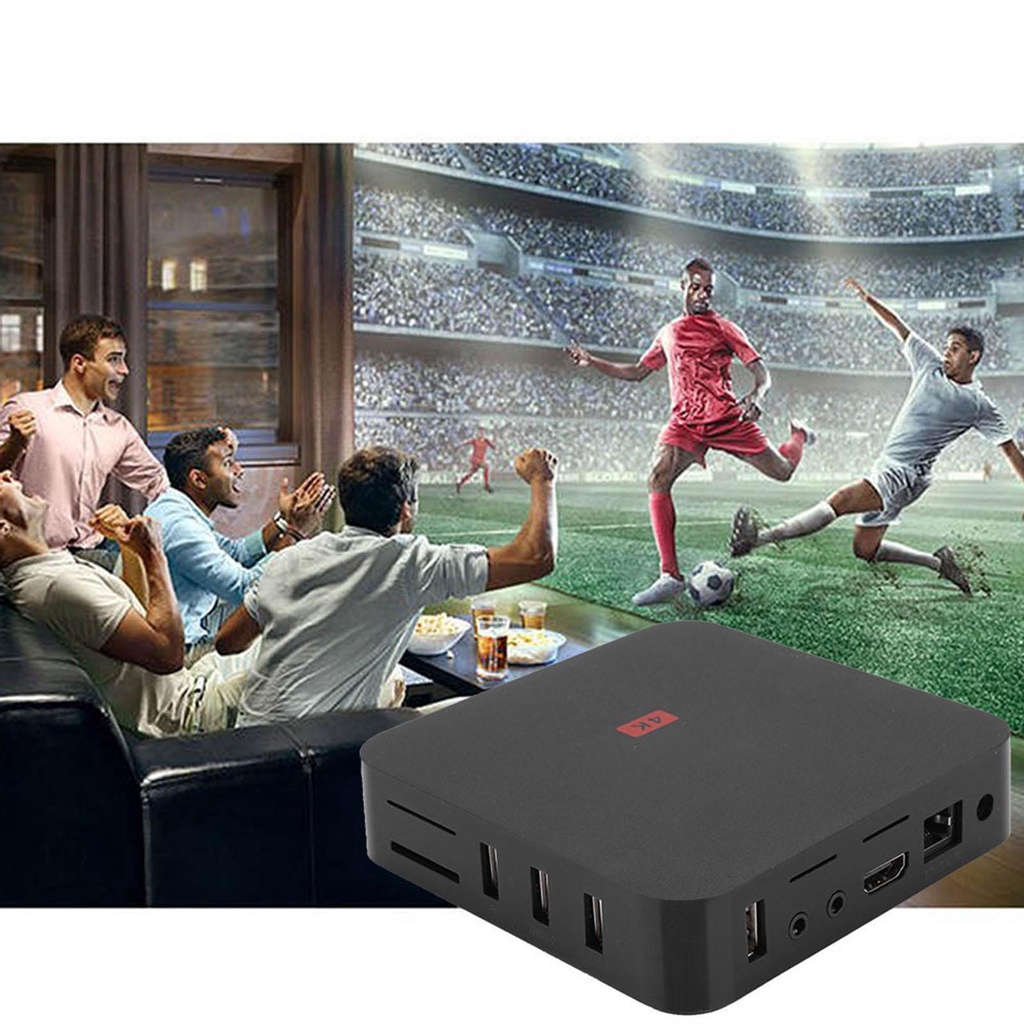 Đối với MXQ PRO 4K RK3229 1 + 8G WiFi BT STB Smart TV Box HD Smart Media cho Android 7.1 (EU Plug)