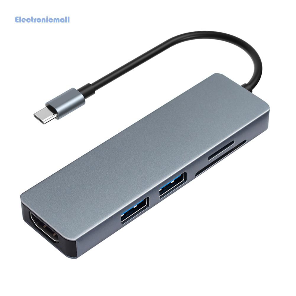 Bộ Chuyển Đổi Usb 3.0 Loại C Sang Hdmi-Compatible 4k 5 Trong 1 Cho Macbook Pro Dock