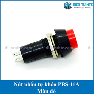 Nút nhấn tự khóa Self-locking PBS-11A 3A