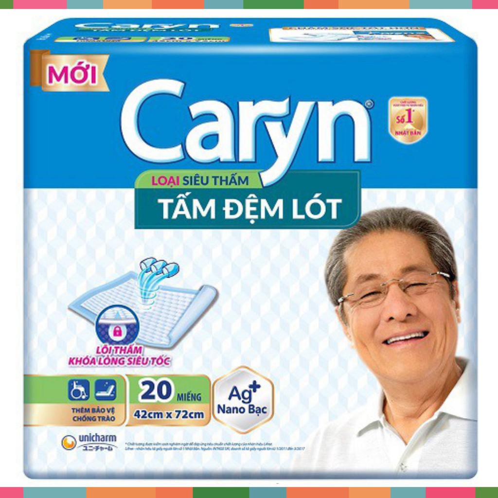 Tấm Đệm Lót Siêu Thấm Caryn 20 Miếng_Subaby