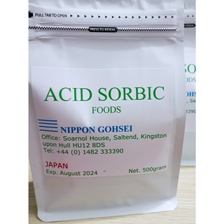 Acid Sorbic - Chống thối, ôi thiu, Chống nấm mốc, nấm men và nấm (túi 500gram)