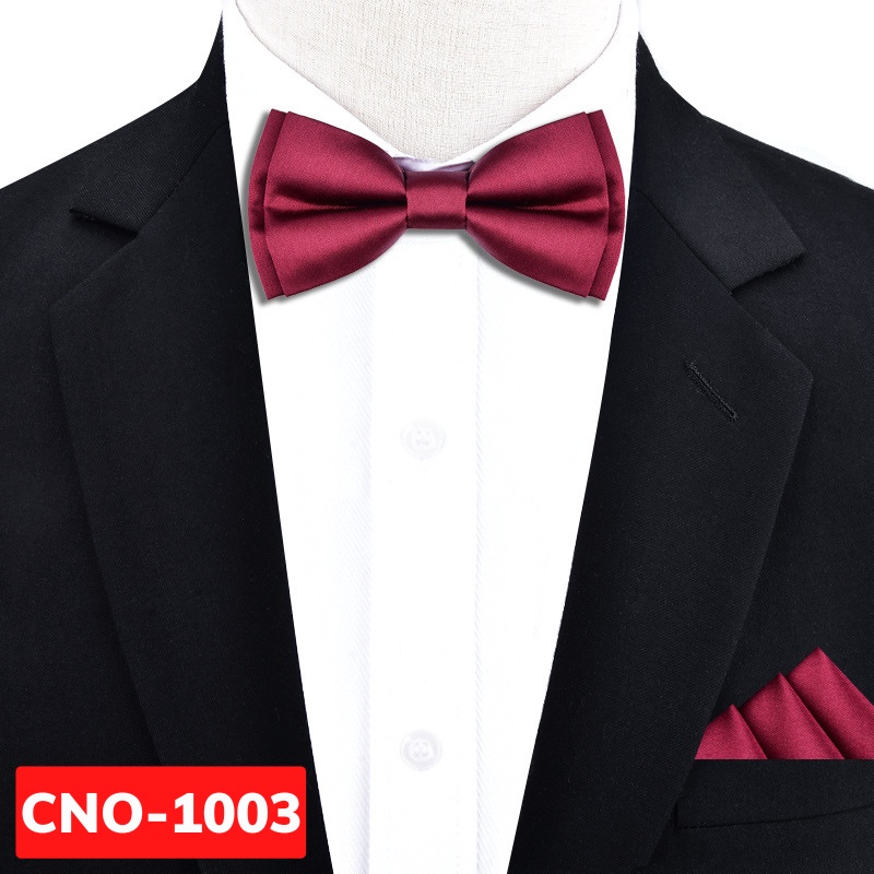 Combo Nơ cài áo Nam và khăn cài túi áo vest thời trang phong cách trẻ trung, hiện đại