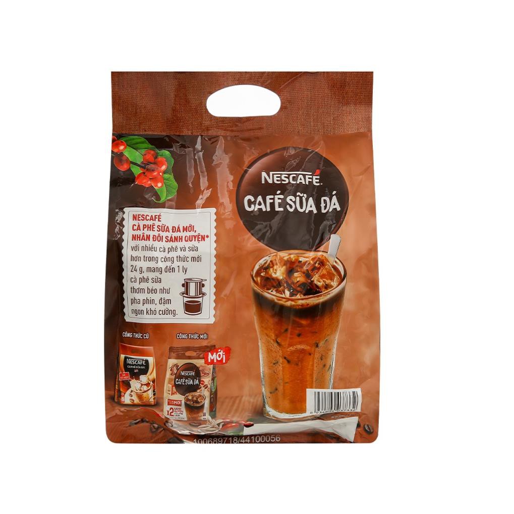 Cà phê sữa đá NesCafé nhân đôi sánh quyện 600g (25 gói x 24g) (loại 1) | BigBuy360 - bigbuy360.vn
