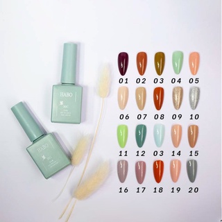 Sơn Móng Tay Habo, sơn gel hàn quốc 15ml chính hãng nhiều màu (1-20)