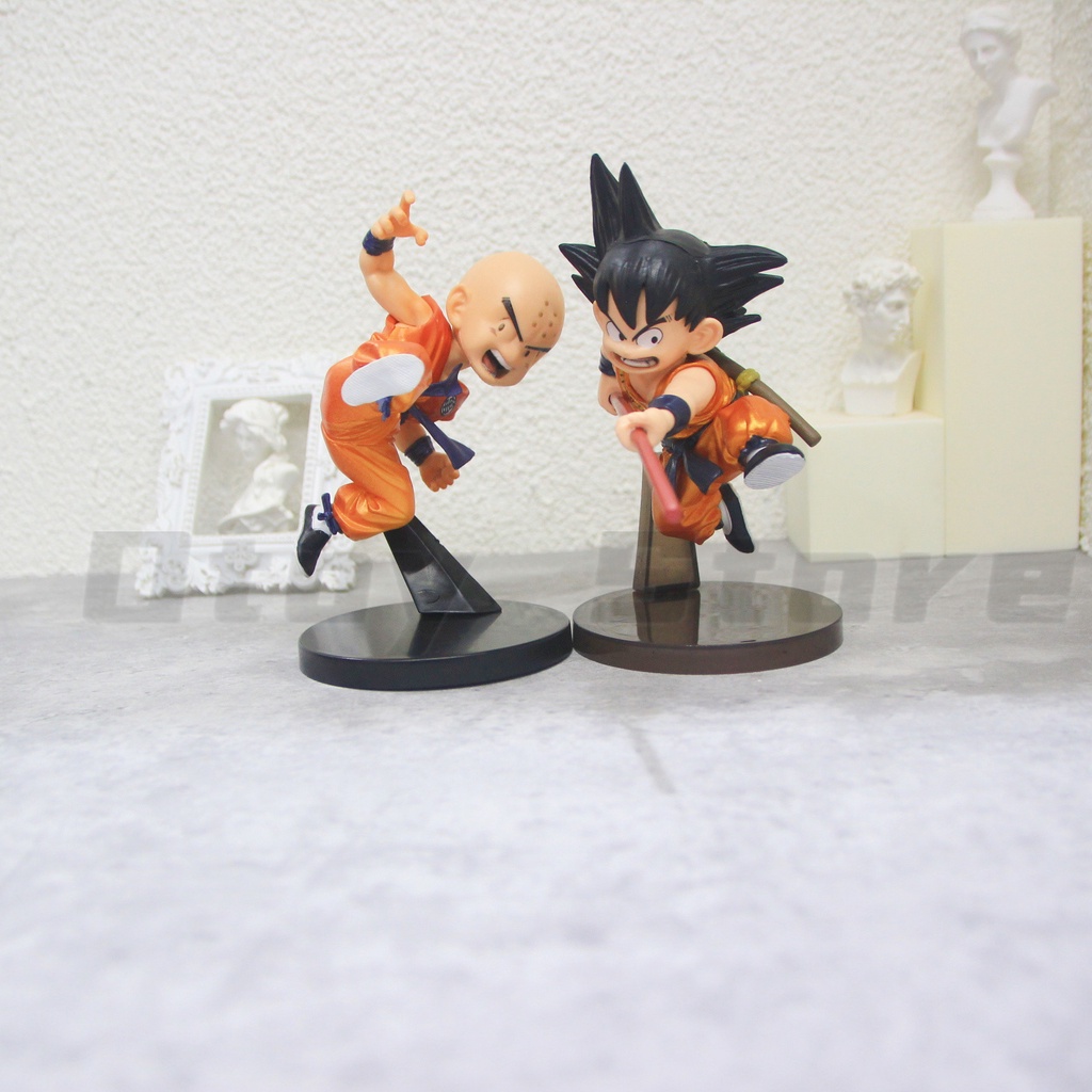 ✔trong khod❤Mô hình Dragon Ball Mô hình Goku VS Kuririn Budokai Truyện Tranh Sở thích & Sưu tầm bộ đồ tập Mô hình nhân vật❤