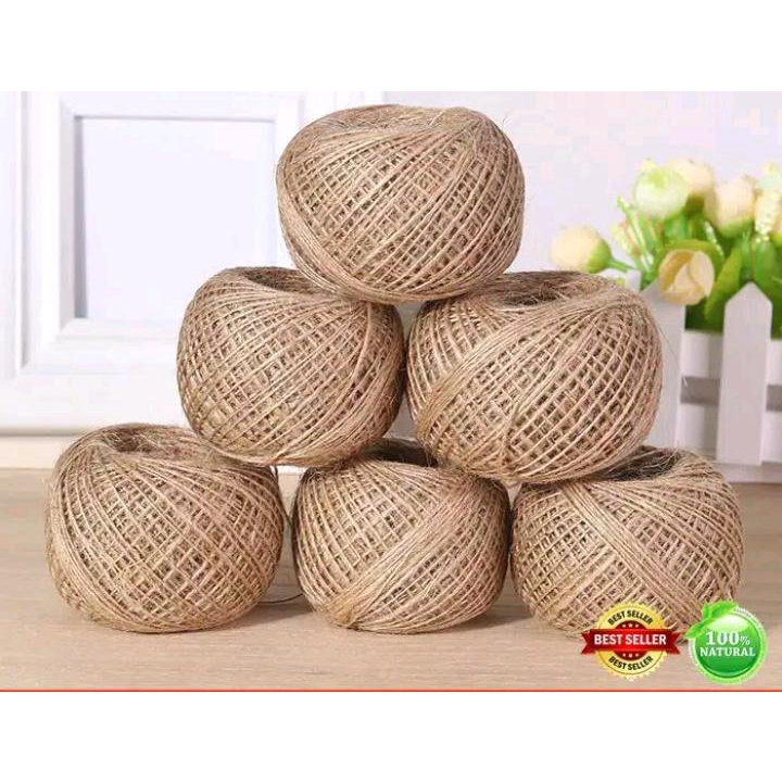 Dây thừng trang trí -dây thừng Decor gai 50m dùng trang trí Handmade,decor chụp ảnh siêu xinh