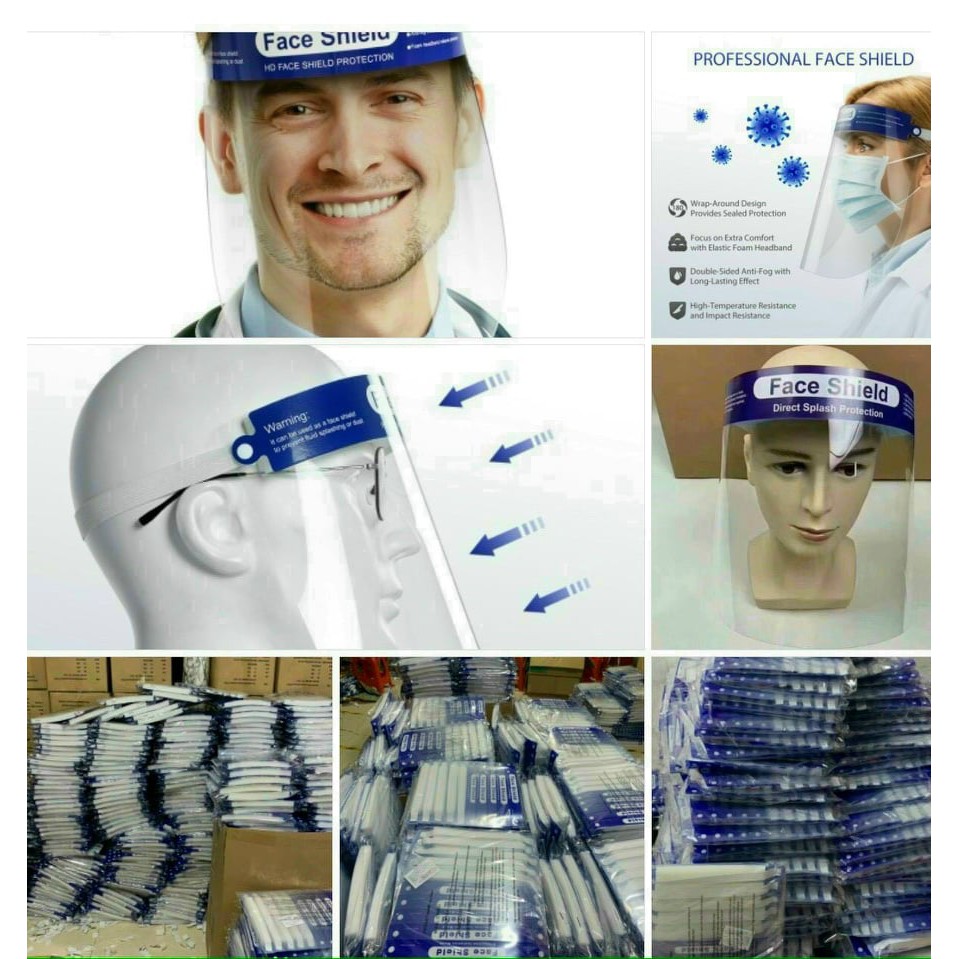 Mặt Nạ Tấm Chắn Toàn Mặt Bằng Nhựa Acrylic Kính Bảo Vệ Mặt Kính Bảo Vệ Trong Suốt Chống Sương Mù Kính An Toàn Chống Bắn | BigBuy360 - bigbuy360.vn