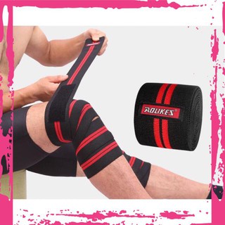Băng Quấn Gối Tập Gym Aolikes Cao Cấp Có Miếng Dán (1 Đôi)