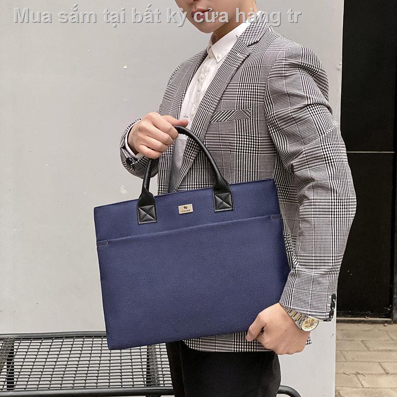 Túi máy tính 14 inch mới nhỏ công sở cặp nam xách thường suất lớn | BigBuy360 - bigbuy360.vn