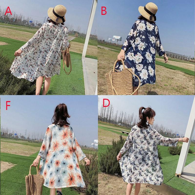 Áo Khoác Cardigan Dáng Dài Chống Nắng Thời Trang Cho Nữ 45-75kg