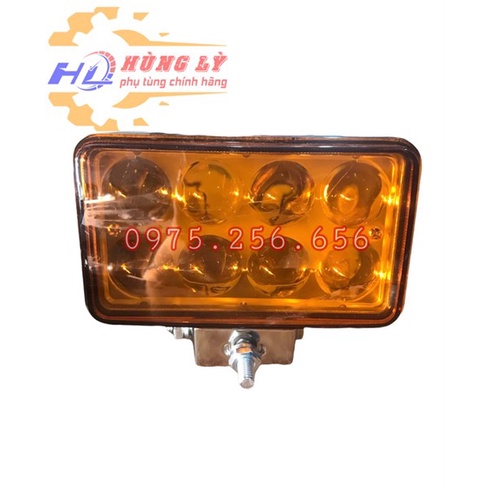 bộ 2 Đèn gầm 8 mắt vàng runlai