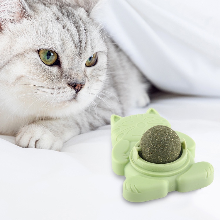 Viên cỏ CATNIP gắn tường hỗ trợ mèo giảm stress kích thích hoạt động giúp mèo tiêu búi lông