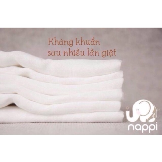 Khăn sữa sợi tre cao cấp cho bé (6chiếc 1 hộp)