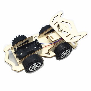 Xe Ô Tô Đồ Chơi Mô Hình Thông Minh Tự Lắp Ráp Bằng Gỗ - Haoshipshop