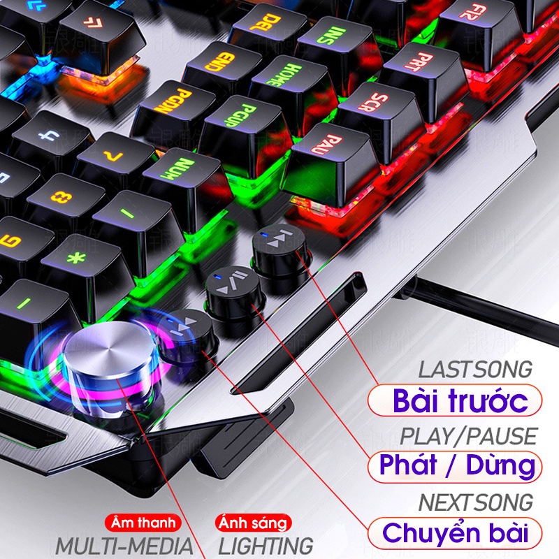 Bàn phím Tính, bàn phím cơ Gaming K100 Full LED | Siêu Phẩm 2021 Giá Mềm Cho Anh Em Game Thủ | Phiên Bản Mới Nhất