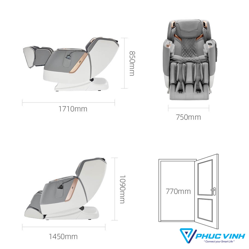Ghế massage Xiaomi AI Joypal Monster V1 . Hàng chính hãng, BH 2 năm, Inbox để được miễn phí giao hàng và lắp đặt.
