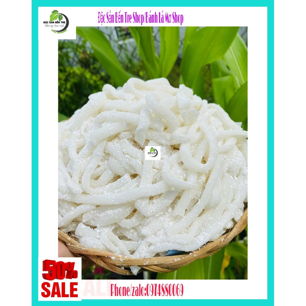 ( MÓN NGON) 1KG  BÁNH CANH BỘT SẮT ( BỘT GẠO) BẾN TRE- BÁNH LÁ MƠ SHOP | BigBuy360 - bigbuy360.vn