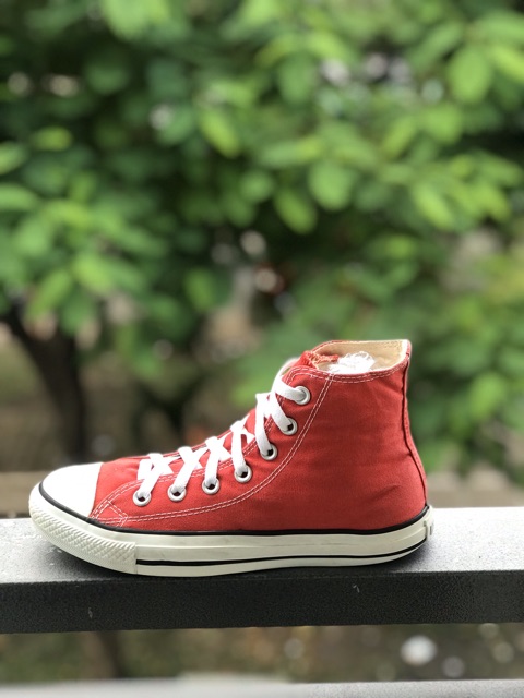 Giày CONVERSE đỏ cổ cao, giày 2 hand chính hãng, size 5 uk/ 37.5 vn/ 22 cm #4