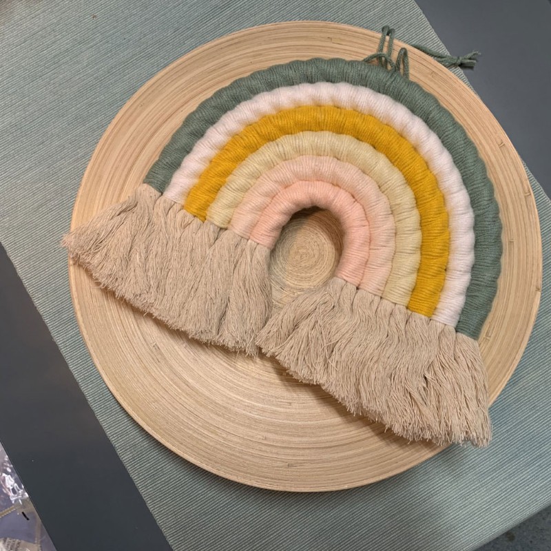 Cầu Vồng Thủ Công Treo Tường Trang Trí Cho Phòng Bé