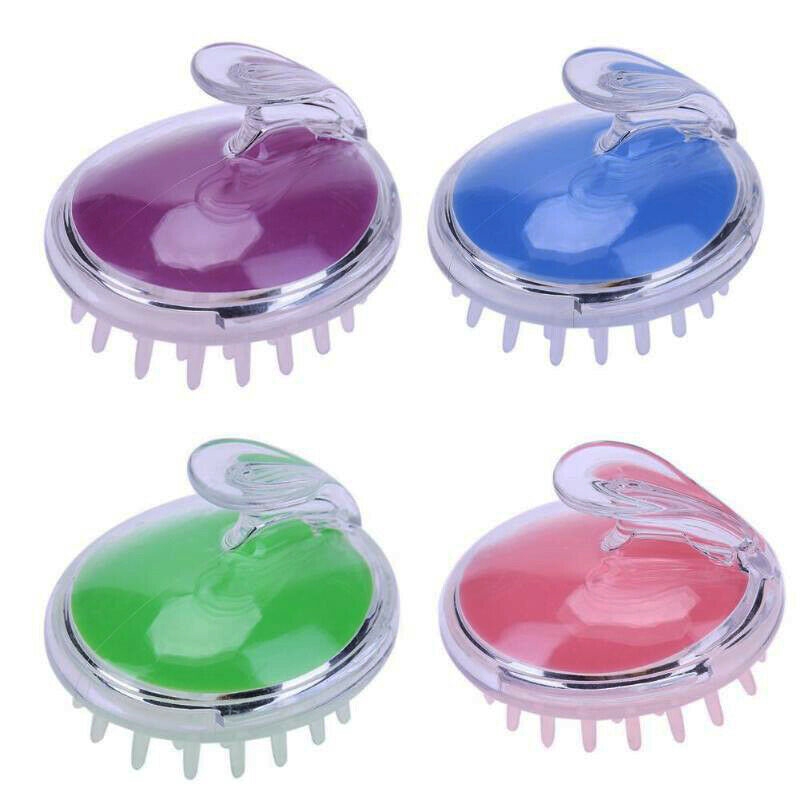 Lược silicon mát xa da đầu cao cấp tiện lợi