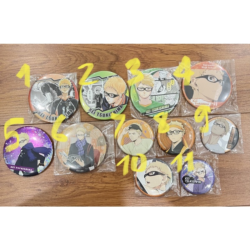 Bagde huy hiệu Tsukishima haikyuu !!
