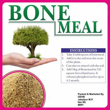 Túi 1 kg Bone Meal - Phân bón bột xương hữu cơ tinh chế đã khử chất béo giàu dinh dưỡng cho cây (BONEMEAL)