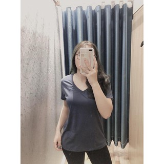 ÁO PHÔNG COTTON XƯỚC CỔ TIM (KÈM HÌNH THẬT)