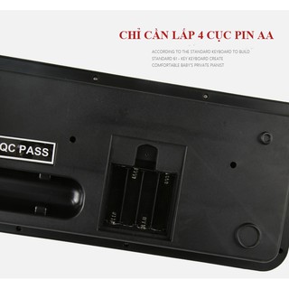 Bộ đàn Piano 61 phím cho trẻ em kèm micro