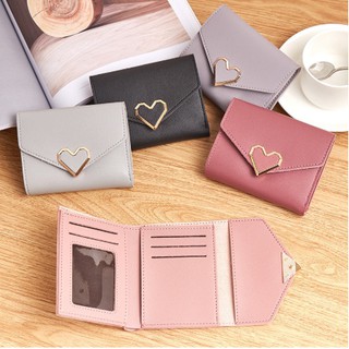 [FREE SHIP ĐƠN TỪ 50K] Ví nữ ngắn trái tim VN09