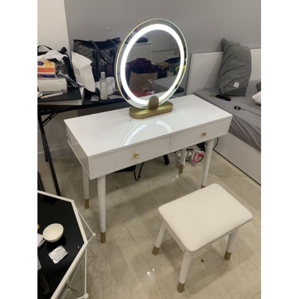 Bàn trang điểm chưa kèm gương LED và ghế HD FURNITURE phong cách bắc âu
