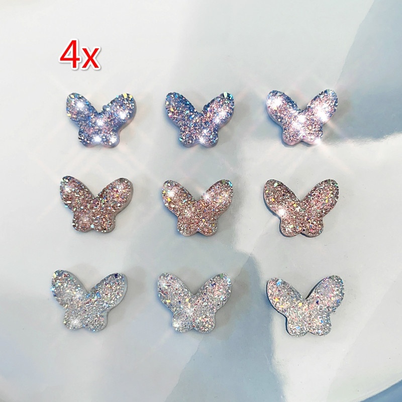BUTTERFLY Set 4 Mặt vòng cổ Hình Bươm Bướm
