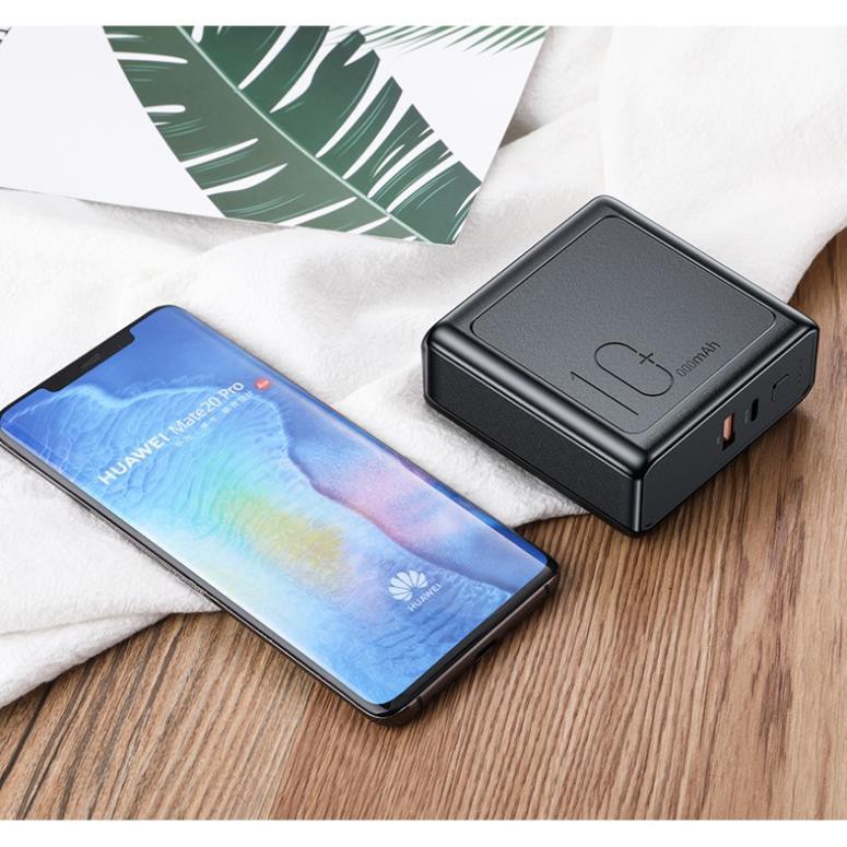 [Mã 2404EL10K giảm 10K đơn 20K] Pin sạc dự phòng Rockspace Sugar kiêm củ sạc nhanh chuẩn PD 10.000 mAh