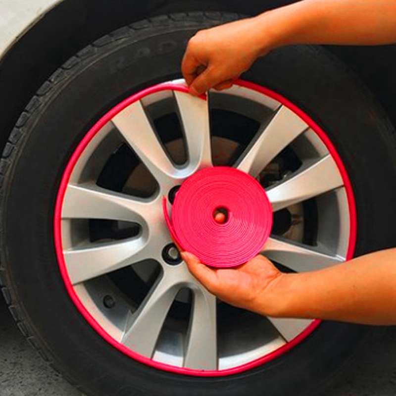 Dải dây dán bảo vệ vành bánh xe hơi dài 8m