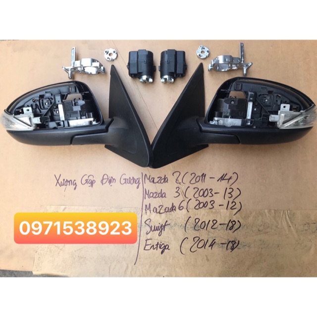 XƯƠNG GẬP ĐIỆN GƯƠNG MAZDA 2 MAZDA 3 (2003-13) & MAZDA 6 (2003-12) & SUZUKI SWIFT (2012-18) & SUZUKI ERTIGA (2014-18).